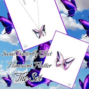 Social Butterfly Effect 2pc Set - Purple